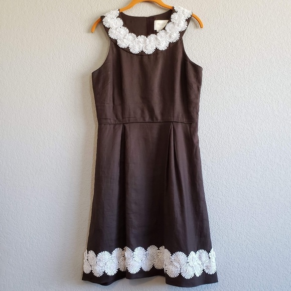 kate spade Dresses & Skirts - Kate Spade | Brown Floral Fit & Flare Dress EUC
